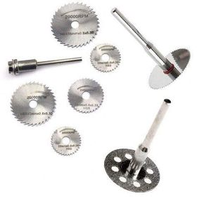 Dremel Proxxon için Ahşap Metal Cam Kesme mini Disk Seti