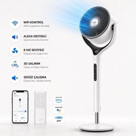 Dreo TurboPoly 565S Uzaktan Kumandalı Vantilatör