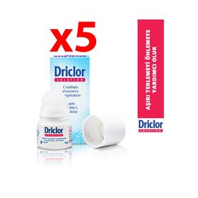 Driclor 20 ml 5'li Aşırı Terleme Önleyici Antiperspirant Roll-On
