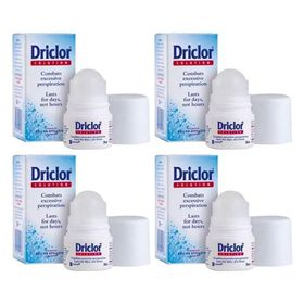 Driclor Antiperspirant Ter Önleyici Roll-On Deodorant 20 ml x 4