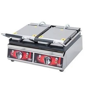 Drn DNR134 3000 W 8+8 Dilim Pişirme Kapasitesi Tost Makinesi Gri