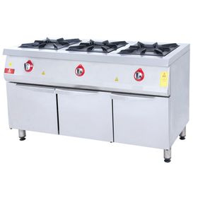 DRN DRNDO-1560 3'lü 150x64x85 cm Alt Dolaplı Gazlı Ocak