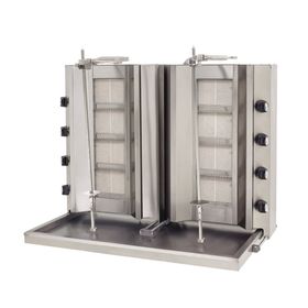 DRN DRNDSCG-8 8 Radyanlı Çiftli 110x70x90 cm Sabit Gazlı Döner Ocağı