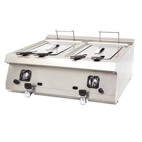 DRN DRNGF-7060 10+10 lt Set Üstü 70x63x30 cm Gazlı Fritöz