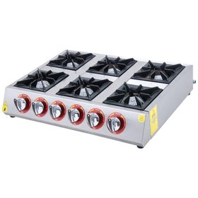 DRN DRNMO-6 75x50 cm 6 Gözlü Set Üstü Ocak