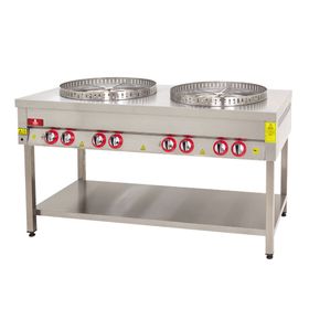 DRN DRNSBT-3 Taban Raflı 210x70x90 cm Gazlı Su Böreği Ocağı