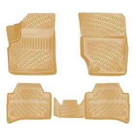 DRS Tuning Fiat Linea 2007 Sonrası 3D Bej Havuzlu Paspas Seti