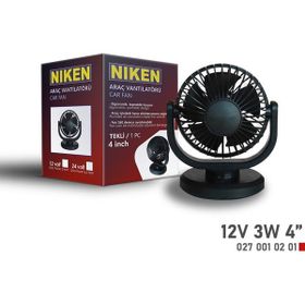 DRS Tuning Niken Küçük Tek Başlı 12 V Vantilatör