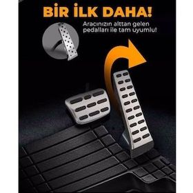 DRS Tuning Shop Citroen Berlingo Universal Krom Gri Renk Havuzlu Paspas