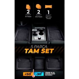 DRS Tuning Shop Suzuki Vitara Grand Krom Siyah Renk Universal Havuzlu Paspas