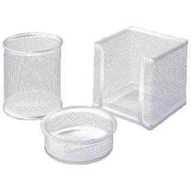 Drt Beyaz 3'lü Masaüstü Set Kalemlik