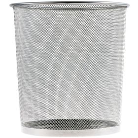 Drt Gümüş Delikli Metal Çöp Kovası