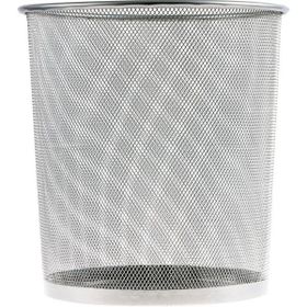Drt Gümüş Delikli Metal Çöp Kovası