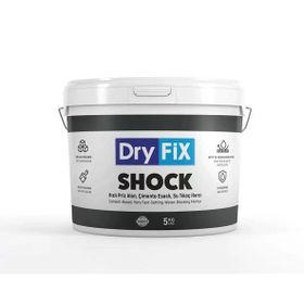 Dryfix Shock 5 kg Çimento Esaslı Hızlı Priz Alan Su Tıkaç Harcı
