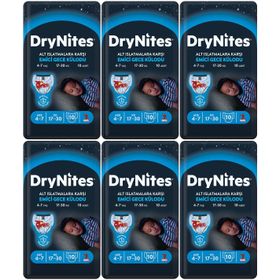 Drynites 17-30 kg Small 60 Adet 4-7 Yaş Altıslatmalara Karşı Erkek Emici Bez Gece Külodu