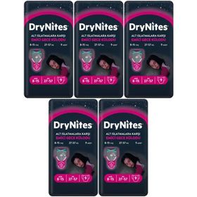 Drynites 8-13 Yaş 30-48 kg Large 45 Adet Kız Alt Islatmalara Karşı Emici Gece Külot Bez