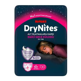 Drynites Emici Gece Külodu Kız 13+Yaş 48-60 kg 2x9 Adet Hasta Bezi