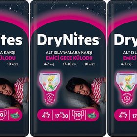 Drynites Emici Large 30 Adet Kız Gece Külodu
