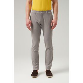 D's Damat 0HCC3T405323M Slim Fit Gri Düz Chino Pantolon