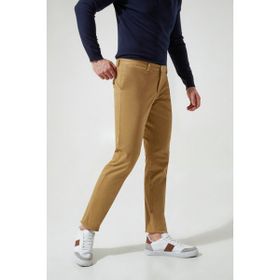 D's Damat 0HCC3T405323M Slim Fit Gri Düz Chino Pantolon