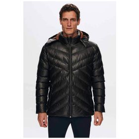 D's Damat 1HF07ORT01910 Slim Fit Kahverengi Kapüşonlu Mont