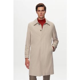 D's Damat 1HFP82870001M Regular Fit Taş Düz Pardösü