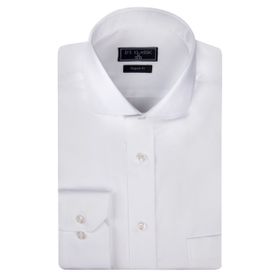 D's Damat 2HF02GL04100Y801 Regular Fit Beyaz Armürlü Gömlek