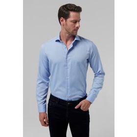 D's Damat 2HF02ORT3185 Slim Fit Açık Mavi İtalyan Yaka Erkek Gömlek