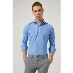 D's Damat 2HF02ORT5185 Mavi Erkek Gömlek