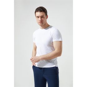 D's Damat 4HC141996753M Beyaz Erkek T-shirt