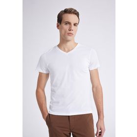 D's Damat 4HC141996755M Beyaz Erkek T-shirt