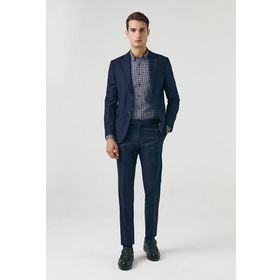 D's Damat 4HF05ORT01577 Slim Fit Lacivert Düz Takım Elbise