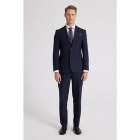 D's Damat 4HF05ORT01577 Slim Fit Lacivert Düz Takım Elbise