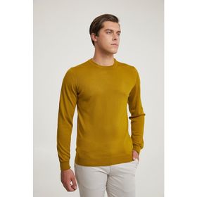 D's Damat 5HF060632004D Regular Fit Olıve Yeşili Düz Örgü Kazak