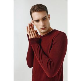 D's Damat 5HF06ORT12004 Regular Fit Bordo Bisiklet Yaka Kazak