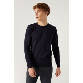 D's Damat 5HF06ORT12004 Regular Fit Lacivert Bisiklet Yaka Kazak