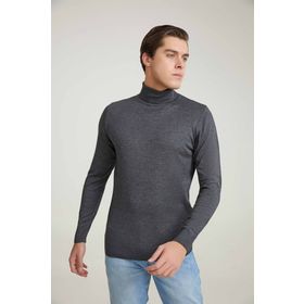 D's Damat 5HF06ORT12007 Regular Fit Antrasit Boğazlı Kazak