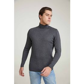 D's Damat 5HF06ORT12007 Regular Fit Antrasit Boğazlı Kazak