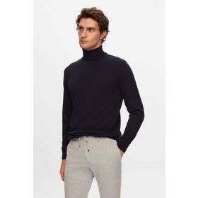 D's Damat 5HF06ORT12007 Regular Fit Lacivert Balıkçı Yaka Kazak
