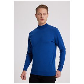 D's Damat 5HF06ORT16275 Regular Fit Lacivert Balıkçı Yaka Kazak