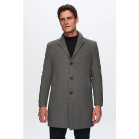 D's Damat 5HF08ORT10000 Antrasit Erkek Palto