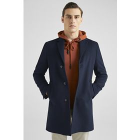 D's Damat 5HF08ORT10000 Regular Fit Lacivert Erkek Palto