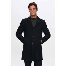 D's Damat 5HF08ORT10000 Regular Fit Siyah Erkek Palto