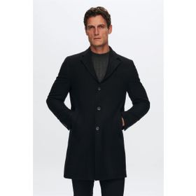 D's Damat 5HF08ORT10000 Regular Fit Siyah Erkek Palto