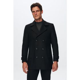 D's Damat 5HF08ORT10001 Regular Fit Siyah Erkek Palto