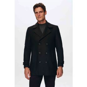 D's Damat 5HF08ORT10001 Regular Fit Siyah Erkek Palto