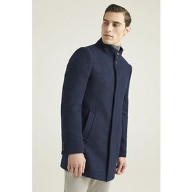 D's Damat 5HF08ORT10002 Regular Fit Lacivert Erkek Palto