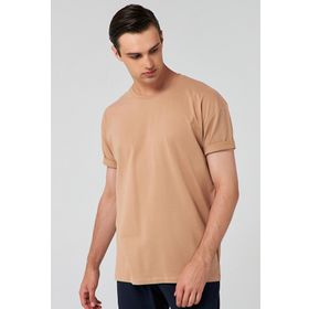 D's Damat 6HC14ORT02006 Bej Oversize Erkek T-shirt