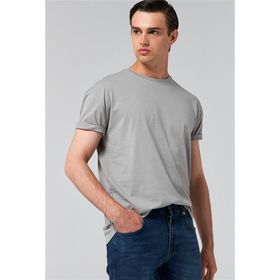 D's Damat 6HC14ORT02006 Bordo Oversize Erkek T-shirt