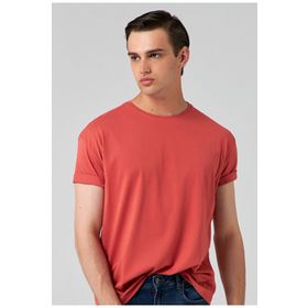 D's Damat 6HC14ORT02006 Kiremit Oversize Erkek T-shirt
